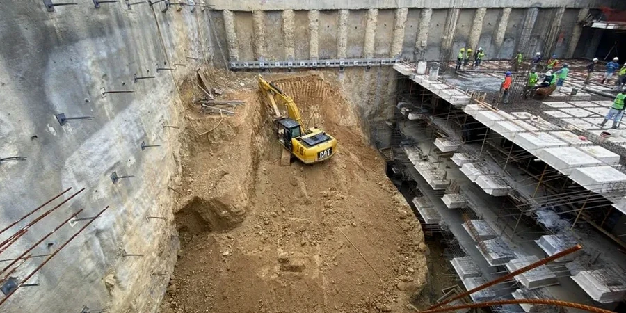Geotechnische Bemessung tiefer Baugruben in Magdeburg